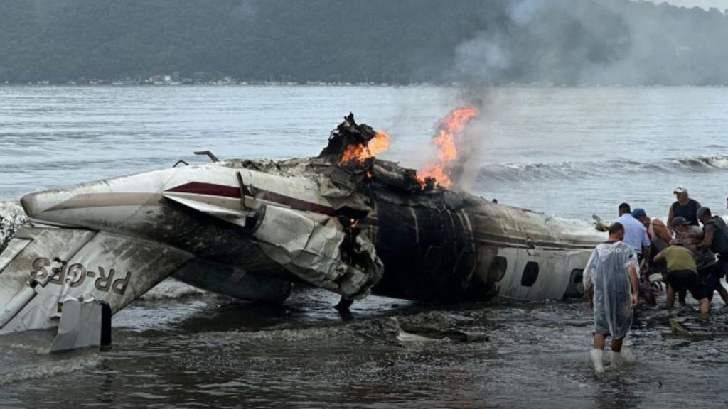 Avião que caiu em Ubatuba após Falha no Pouso, envolve Família de Nelvo Fries, investigado na Operação Grãos de Ouro - Portal Giro Americana