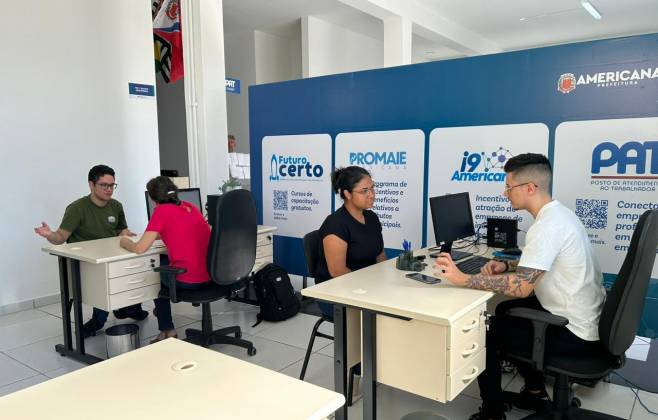 Oficinas de emprego no PAT de Americana prosseguem nesta quarta-feira